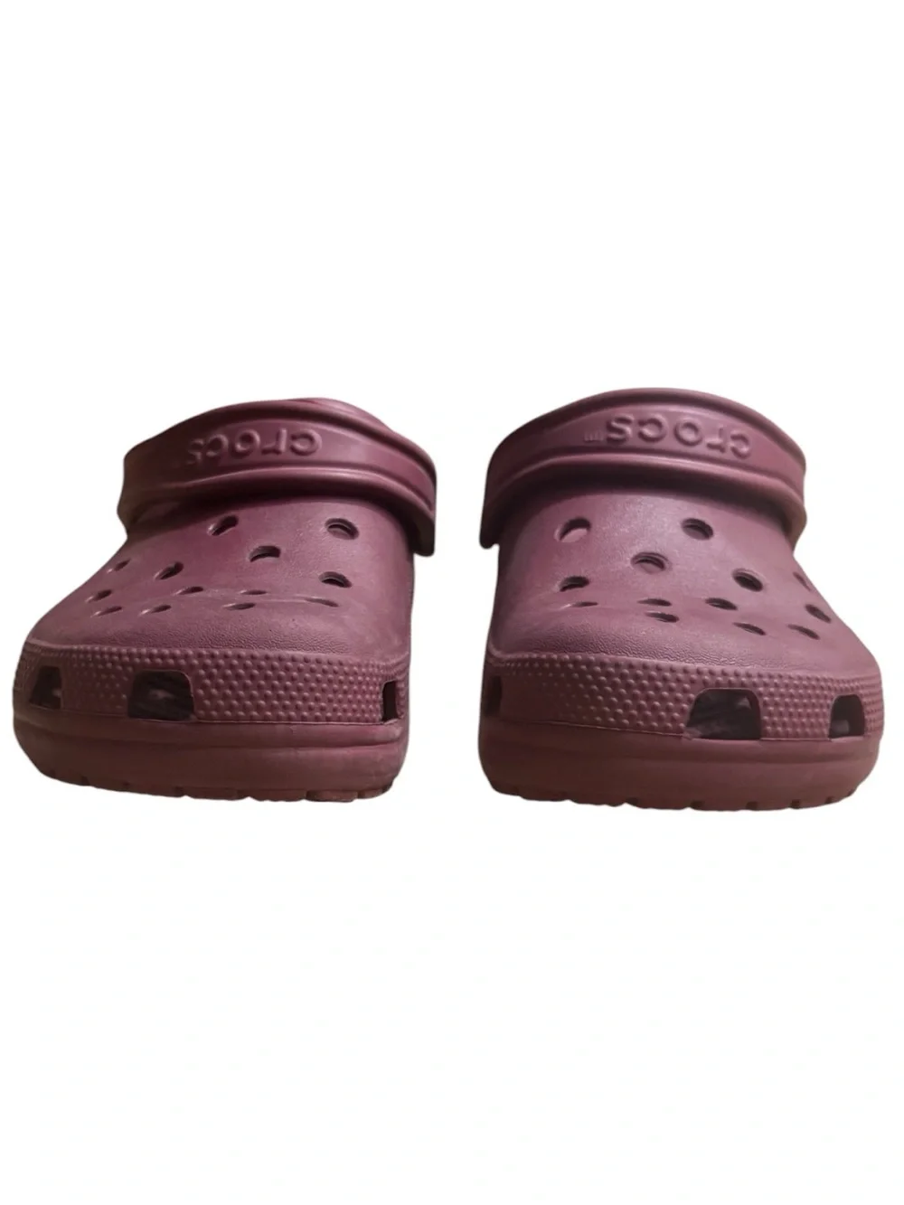 CROCS Comfortable Slip-onClogs in Deep Maroon Size 8 -- PERFECT FOR FALL!!!!